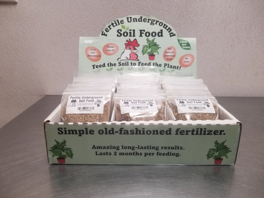 Fertile-Underground Soil Food - 24 Pack with Merchandizer Display Box