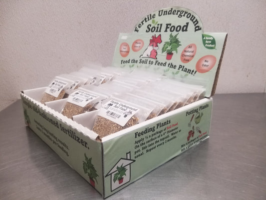 Fertile-Underground Soil Food - 24 Pack with Merchandizer Display Box